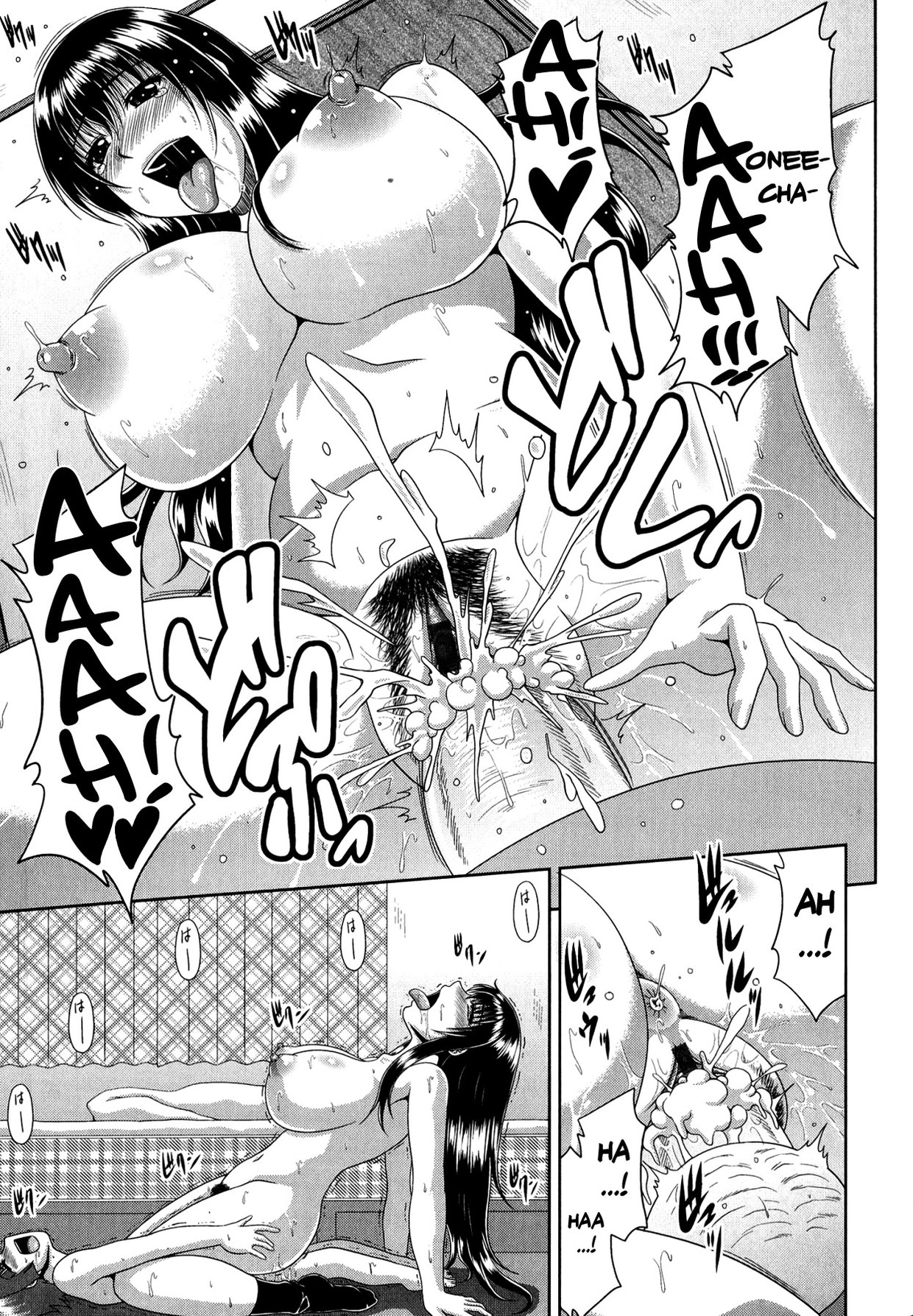 Szexi nagy cicis szőrös puncis hentai anya nagy farkú fiával szexel - 72/180 kép