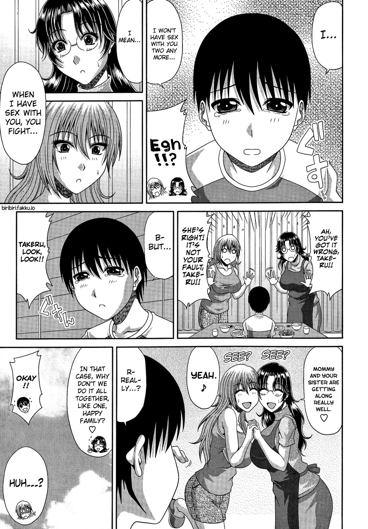 Szexi nagy cicis szőrös puncis hentai anya nagy farkú fiával szexel - 113/180 kép