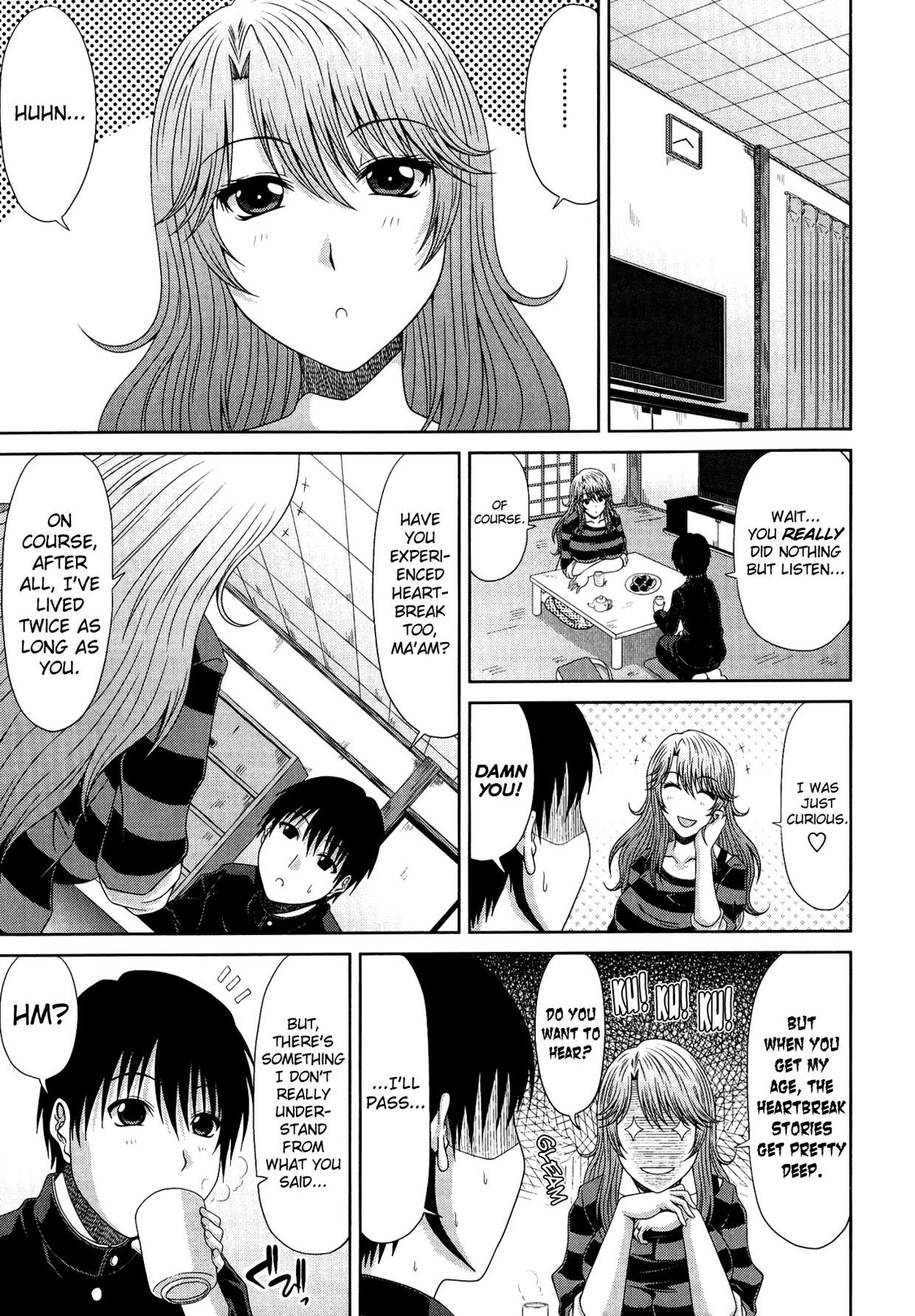 Szexi nagy cicis szőrös puncis hentai anya nagy farkú fiával szexel - 127/180 kép