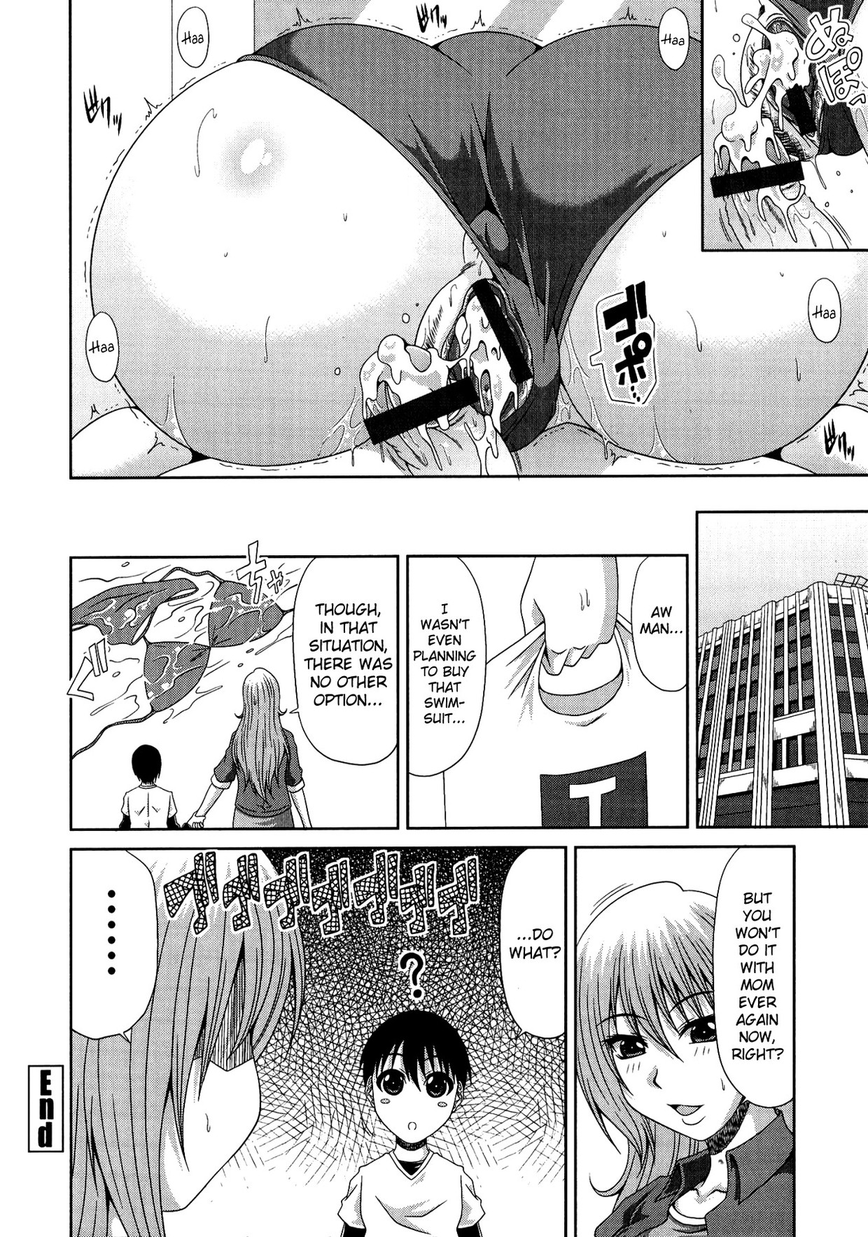 Szexi nagy cicis szőrös puncis hentai anya nagy farkú fiával szexel - 109/180 kép