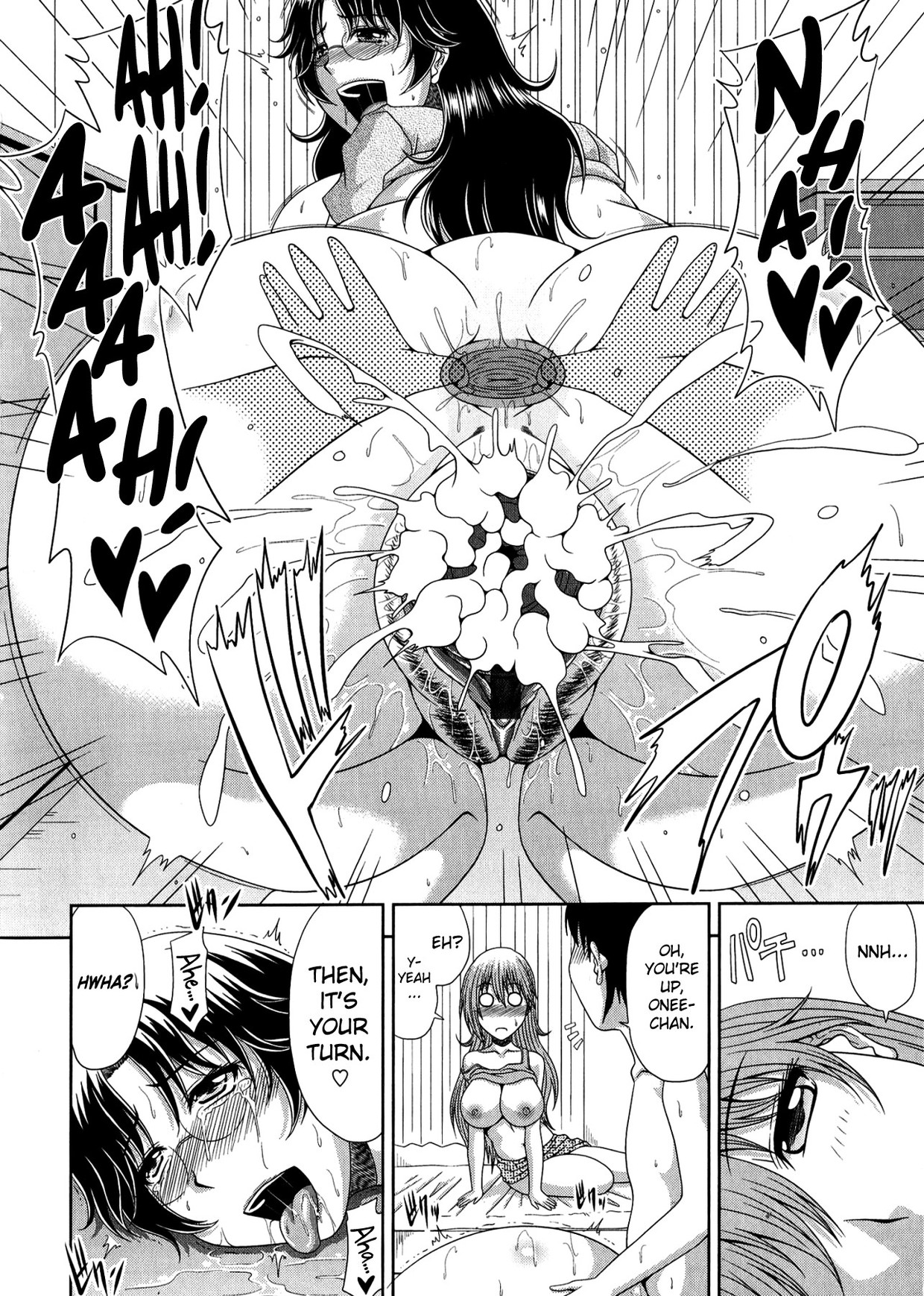 Szexi nagy cicis szőrös puncis hentai anya nagy farkú fiával szexel - 123/180 kép