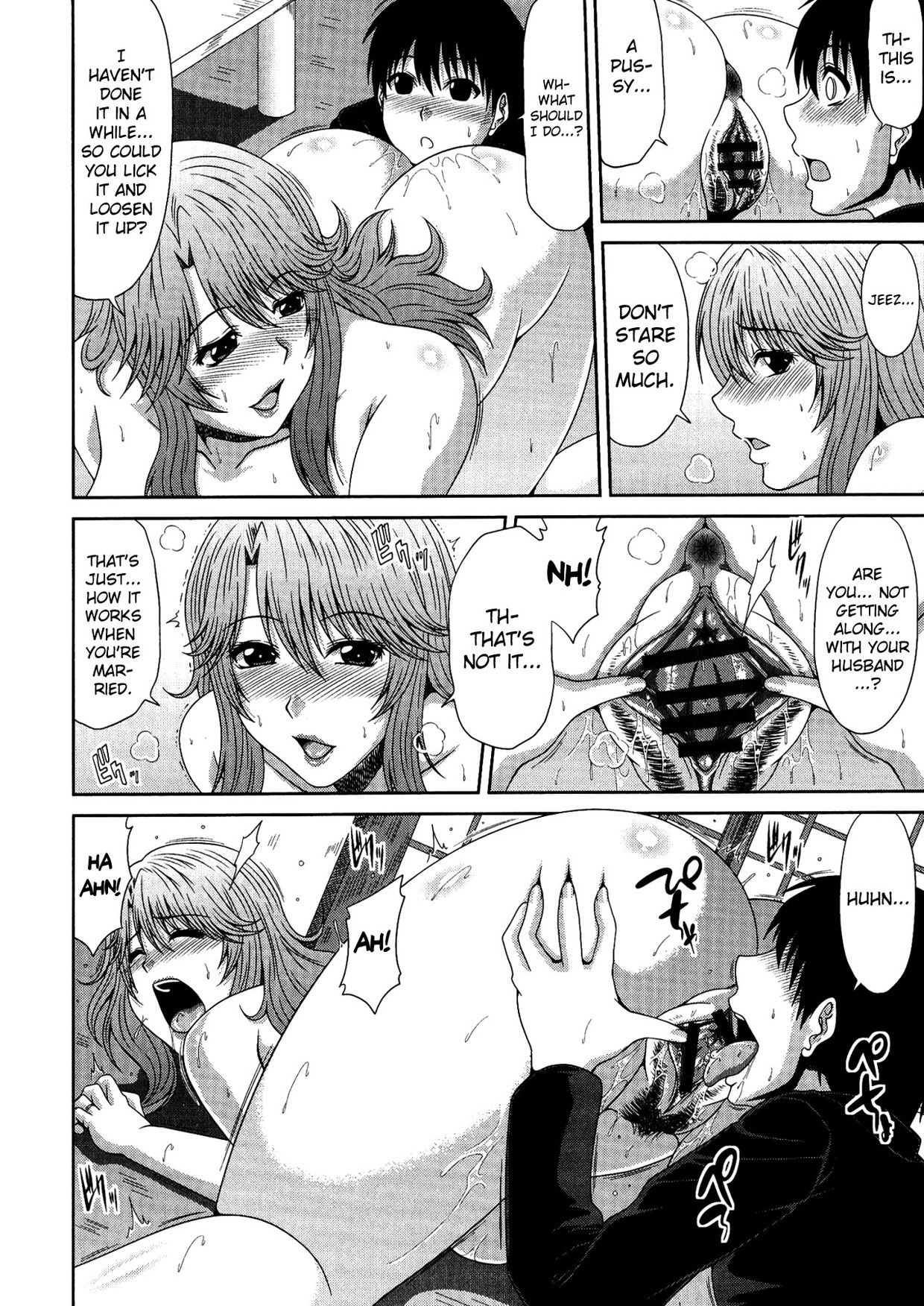 Szexi nagy cicis szőrös puncis hentai anya nagy farkú fiával szexel - 134/180 kép