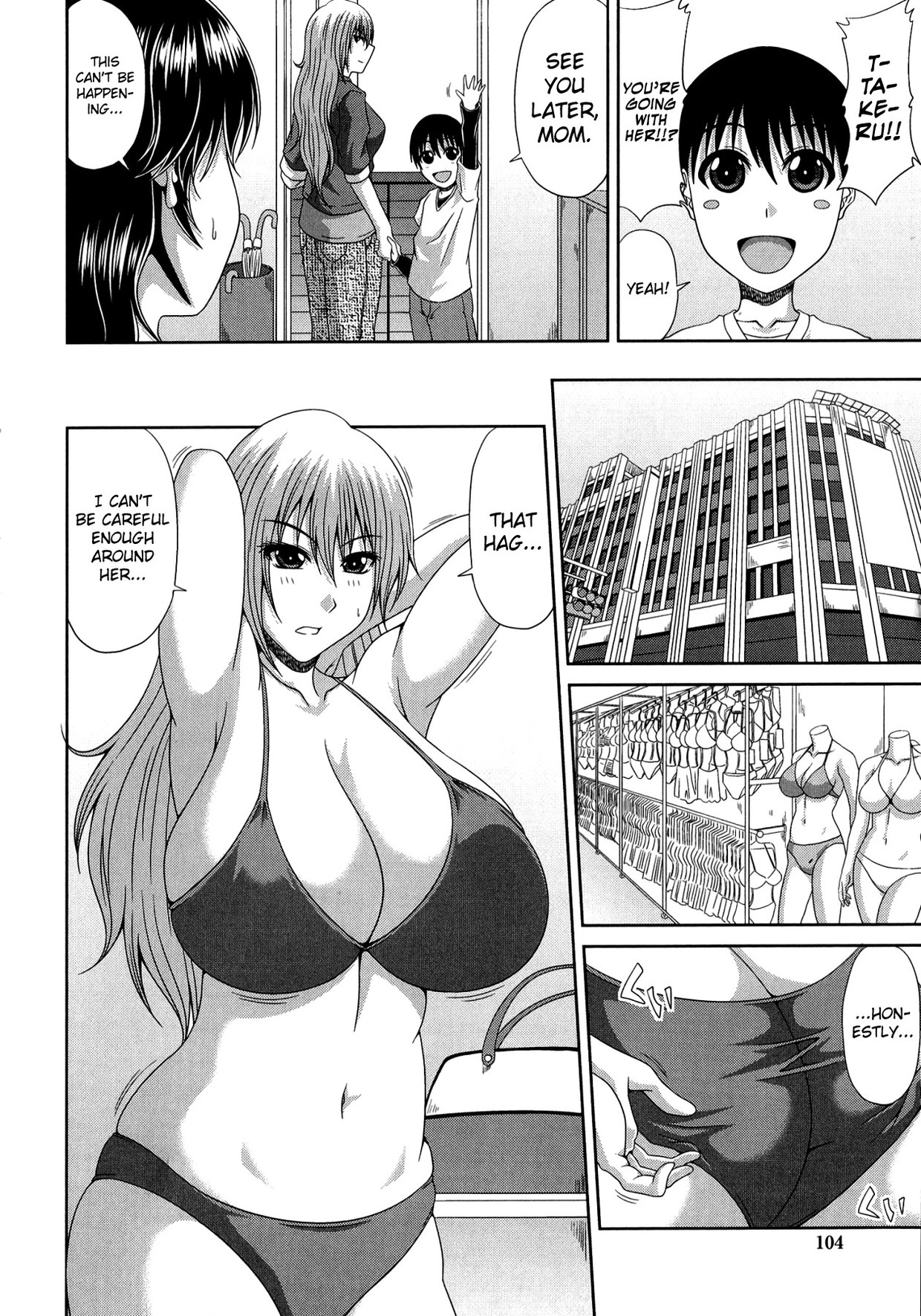 Szexi nagy cicis szőrös puncis hentai anya nagy farkú fiával szexel - 94/180 kép