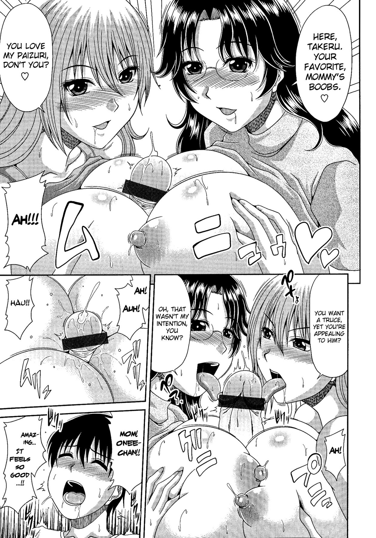 Szexi nagy cicis szőrös puncis hentai anya nagy farkú fiával szexel - 115/180 kép