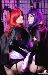 Két leszbikus cosplay tini