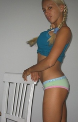 Rubia amateur caliente